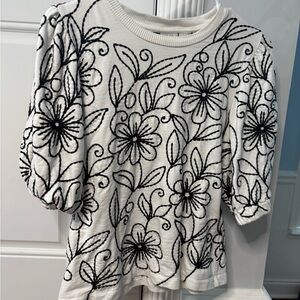 Maeve Floral Embroidered Women's Top